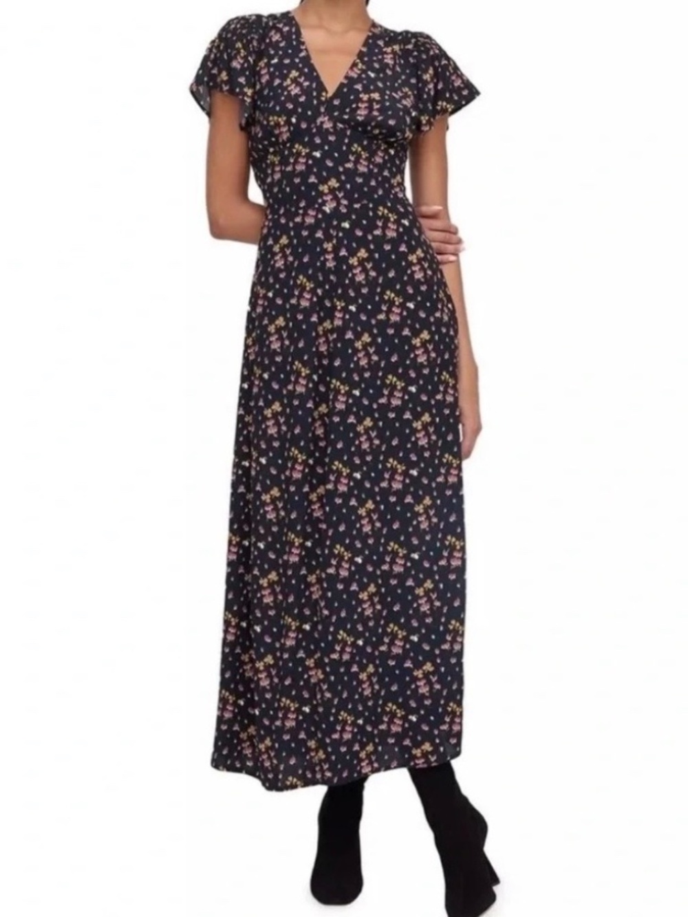 Hill House The Rae Dress - Fuchsia Lucky Charm / X-Small
